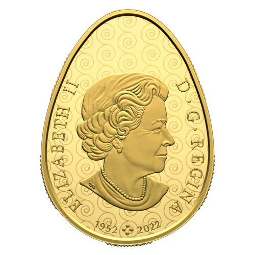 2024 Pysanka Egg Shaped Gold Coin | Royal Canadian Mint