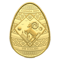 2024 Pysanka Egg Shaped Gold Coin | Royal Canadian Mint