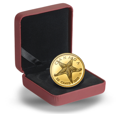 1/25 oz Pure Gold Coin - Starfish - Mintage: 10,000 (2013)