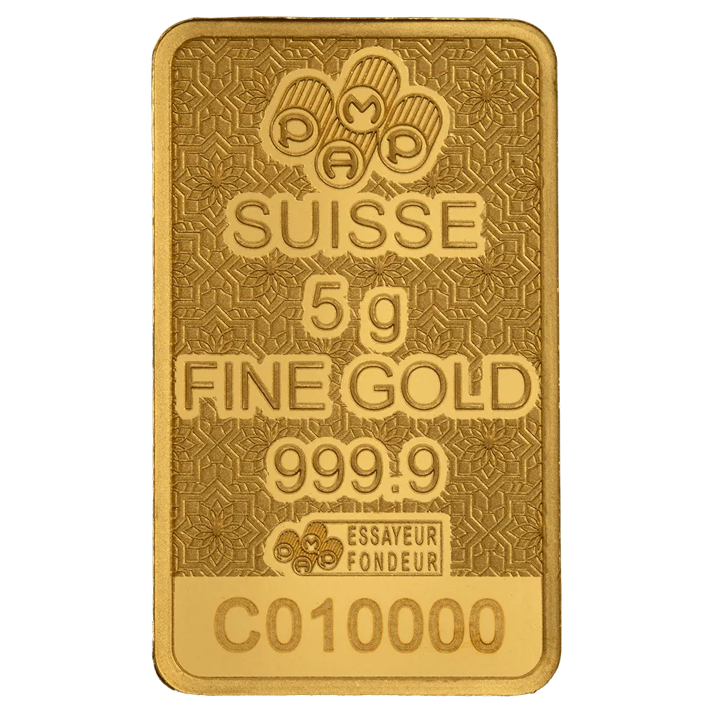 2026 PAMP Arabian Camel 5g Gold Proof-Like Bar w/Pendant Frame