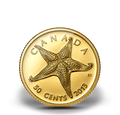 1/25 oz Pure Gold Coin - Starfish - Mintage: 10,000 (2013)