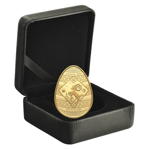 2024 Pysanka Egg Shaped Gold Coin | Royal Canadian Mint