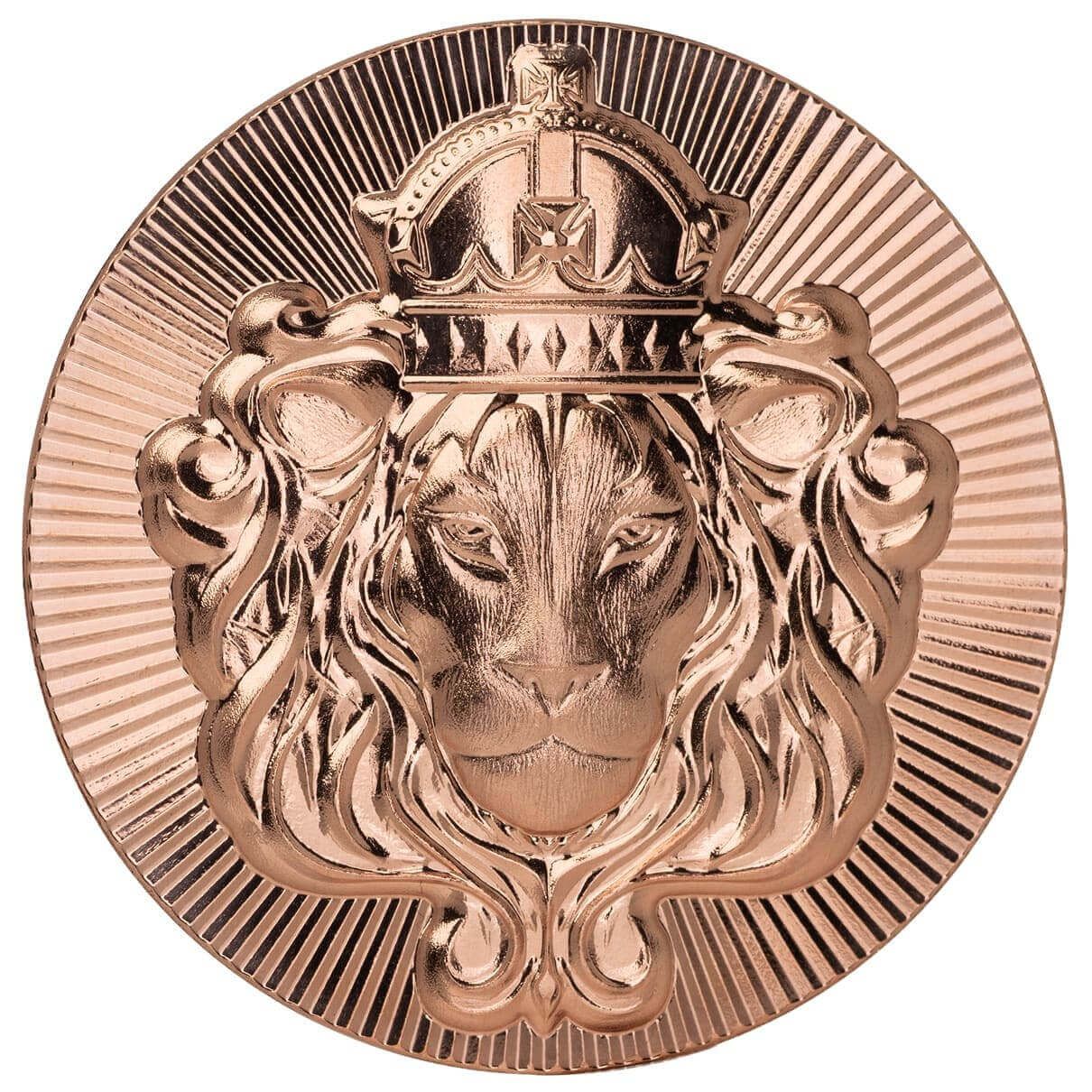 Scottsdale Lion 1 oz Stackable Copper Round Scottsdale Mint